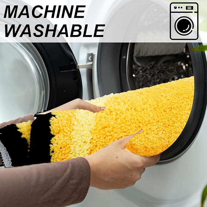 Mouse Shoes Bath Mat for Bathroom Non Slip, Kids Bath Rug - Soft, Plush Microfiber Bath Rug, Cute Bathroom Rugs Machine Washable