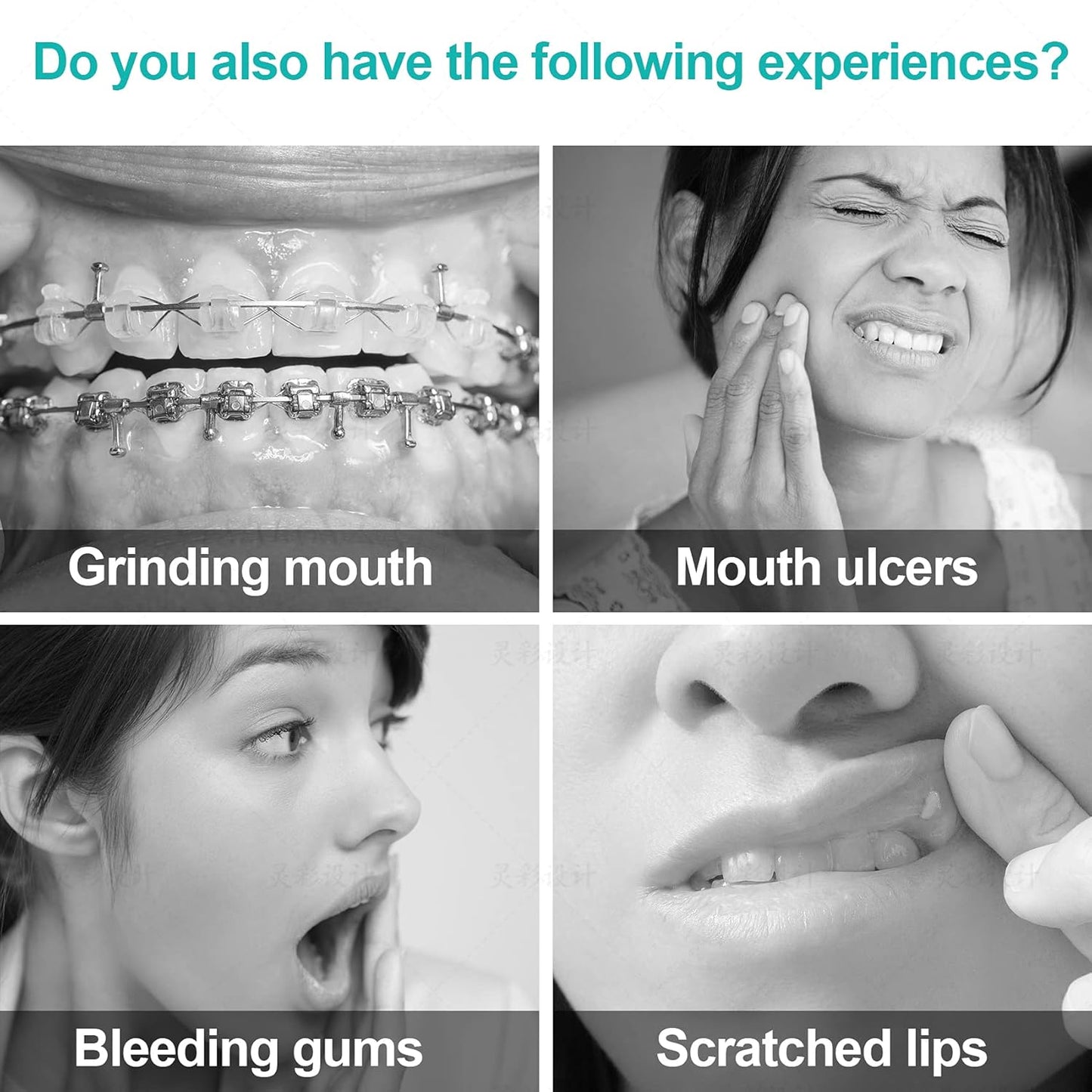 Annhua Braces Wax for Brackets Extra Soft 10 Pack, Dental Orthodontic Ortho Wax Strips with Cutter and Case for Braces Wearer and Aligners, 10 Fruit Smell