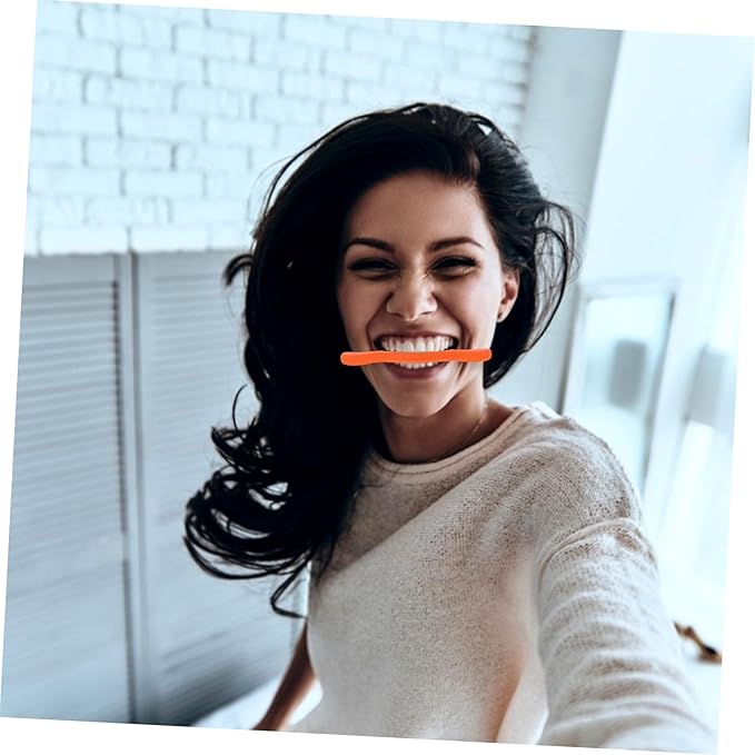 2pcs Smile Practice Tool Silicone for Oral Muscle Strengthening Lips Shaper and Mouth Exerciser and Compact Design for Speech and