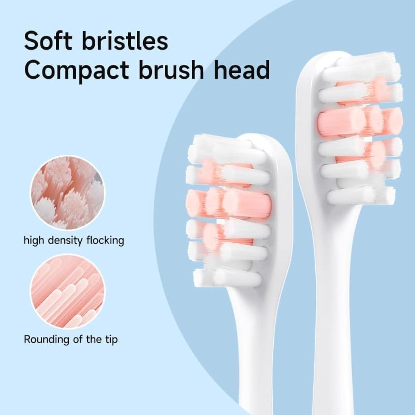 V3 Sonic Electric Toothbrush for Adults - Dual Display, 5 Cleaning Modes, Up to 200 Days Battery on a Single Charge, 4 Brush Heads & IPX7 Waterproof Design