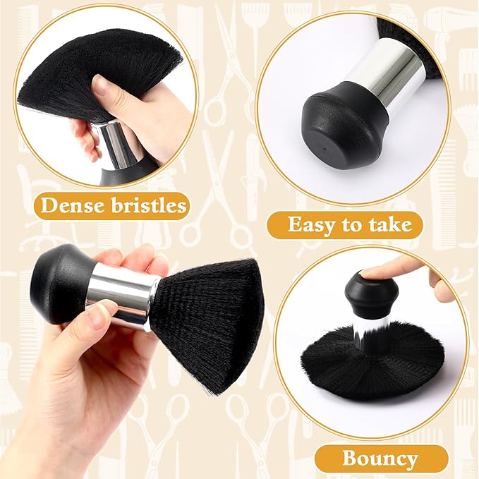 FEBSNOW Kids Hair Cutting Cape, Professional Barber Cape and Neck Duster Brush Cartoon Hairdresser Apron with Adjustable Closure for Children & Adults 55x39 Inches