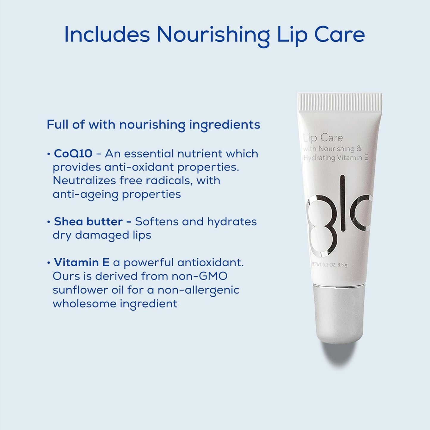 GLO Science Teeth Whitening Gel – 6% Hydrogen Peroxide – Clinically Proven, Fast & Safe for Sensitive Teeth – Includes 10 Gel Vials & 1 Lip Care