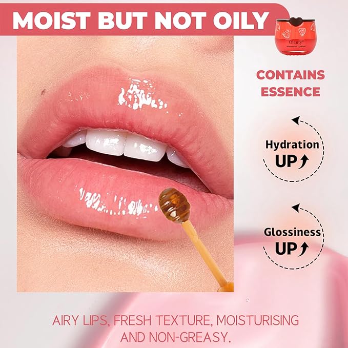 10 PCS Bee Lip Balm Lip Mask Honey Pot,Strawberry,Watermelon,Cherry,Peach,Apple Lime,Mint,Coconut,Grapes,Aloe,Honey Lip Balm Bulk Lip Sleeping Mask Overnight Lip Moisturizer Treatment,Reduce Lip Lines