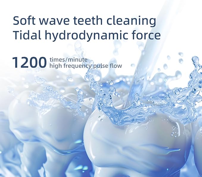 Water Dental Flosser - yayisheng, Portable Cordless Oral Irrigator 3 Modes & 150ML Pull-Out Type Detachable Tank, 6 Jet Tips, IPX7 Waterproof