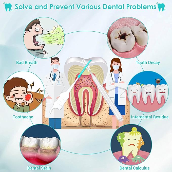 Lezmarket 300PCS Interdental Brushes for Braces, Soft and Bendable Dental Brush for Orthodontic Braces, Braces Cleaner Brush Tooth Pick Teeth Flossers Brushes for Teeth (White)