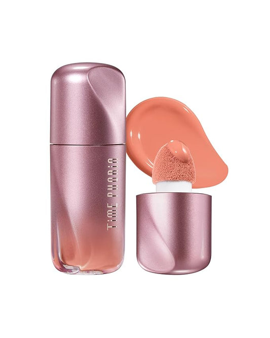 Liquid Blush Makeup for Cheeks, Natural Matte Finish, Blush Tint Stick, Multi-Use, Long-Lasting Lip & Cheek Makeup, Lightweight (04 CORAL TREASURE)