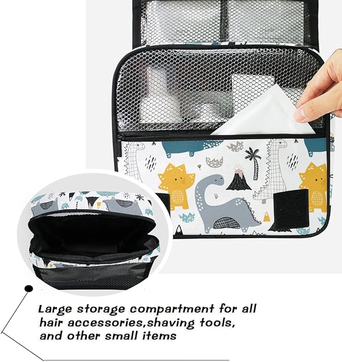 senya Hanging Travel Toiletry Bag Kit Makeup Case Cosmetics Organizer for Men Women