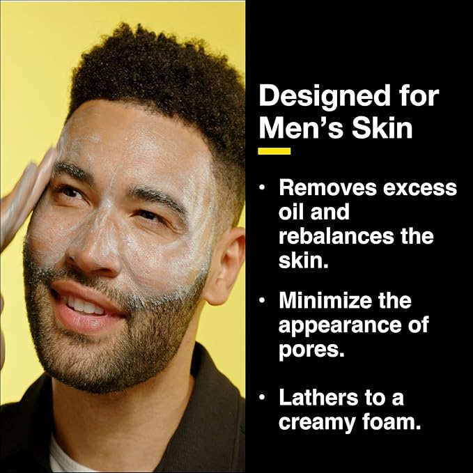 Lumin - Dynamic Duo - Skin Care kit for Men - Includes: Charcoal Face Wash Daily Detox & Daily Face Moisturizer,Suitable for all skin types, Daily Use, Two Month Supply