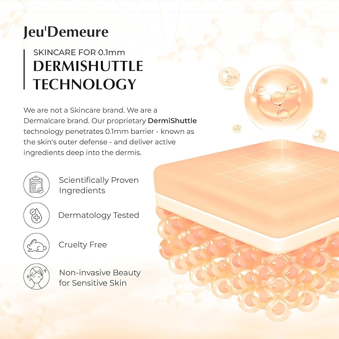 JEU'DEMEURE DermiShuttle Vivid Dynamic Cream with Peptides Moisturizer, Exosome 200,000ppm for Glowing, Deep Hydrating, Anti-Aging and Rich Texture, Suitable Korean skincare Anti-Aging 1.69 fl oz
