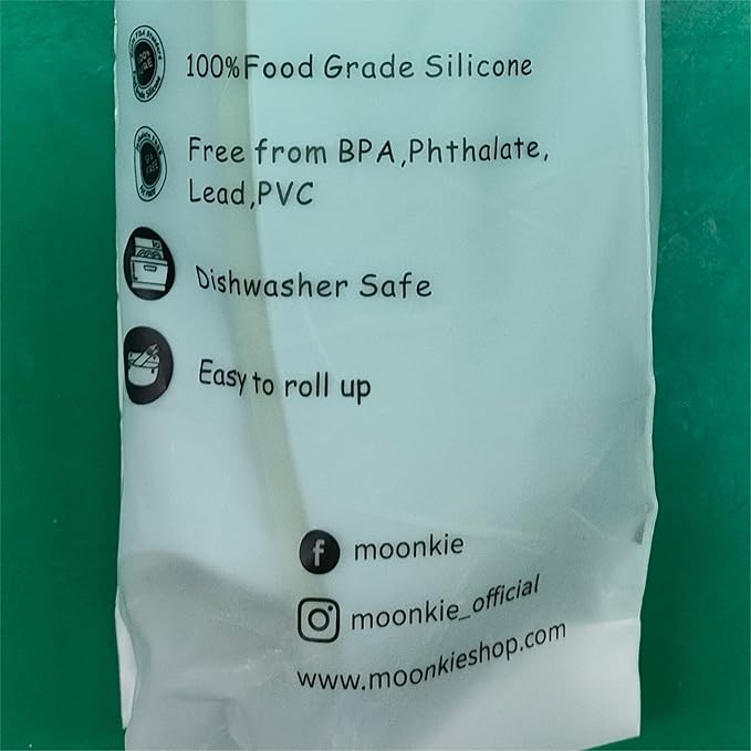 Moonkie Silicone Baby Bibs Set Of 2 | BPA Free Waterproof | Soft Flexible Adjustable Silicone Bibs for Babies & Toddlers(Tradewinds/Sage)