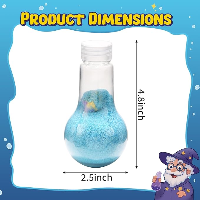 Velanora 6 Pack Bath Potions Kit for Kids Fun Bath Bombs Interactive Bath Toys Nontoxic Scientific Experiment Children's Enlightenment Kids Potion kit for Bathtubs and Pools Applicable to Age 3＋