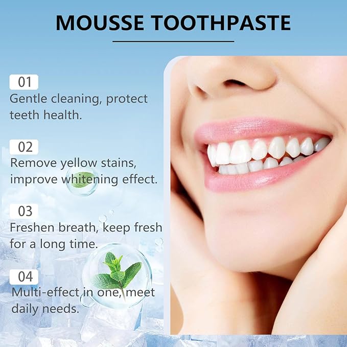 Beamach Hydroxyapatite Toothpaste, 2 Pack for Teeth Remineralization, Natural Fluoride-Free Formula, Sensitivity Relief & Fresh Mint Flavor - Daily Use for Oral Health (4.23oz)