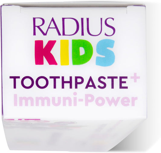 RADIUS Kids Super Duper Immunity Power Toothpaste 2.5 Oz - Super Duper Bubble Berry Mint - Pack of 1
