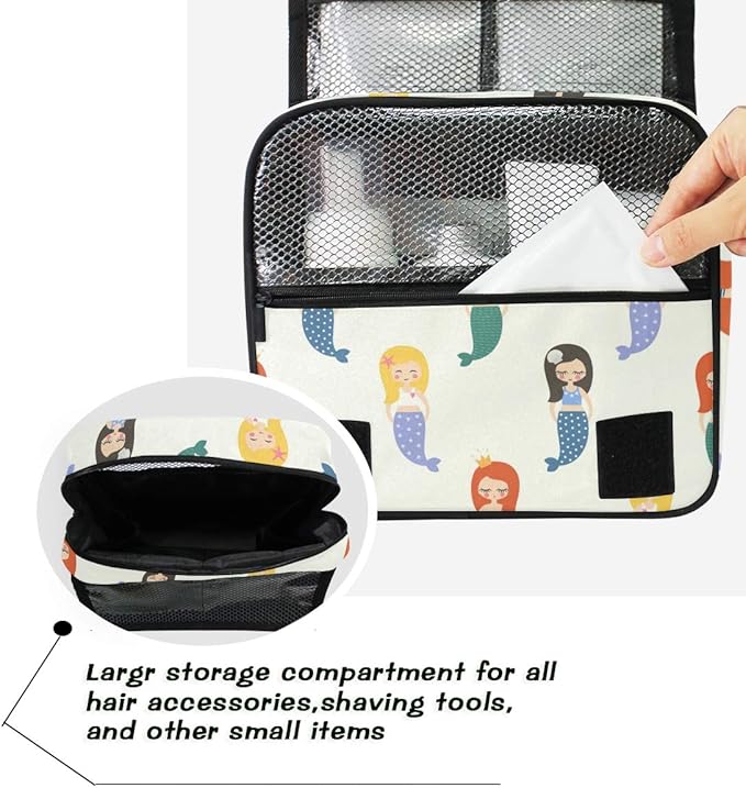 senya Hanging Travel Toiletry Bag Kit Makeup Case Cosmetics Organizer for Men Women