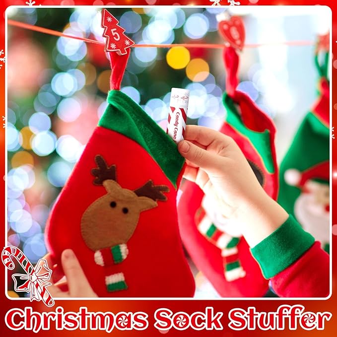 25 Pack Christmas Lip Balms Bulk Christmas Candy Peppermint Cane Scented Holiday Flavor Lip Balm Gifts Xmas Party Gifts Bulk Xmas Items Stocking Stuffers for Women Men Staff Employee (Lollipop 1)