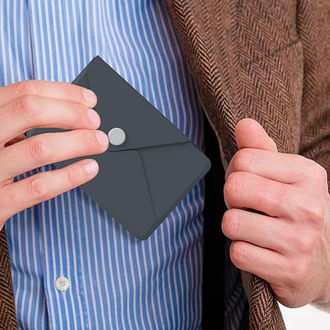 Silicone Collapsible Travel Cup, Foldable Water Cup with Card Bag - Portable Leak-Proof Reusable Mug for Camping, Hiking, Sports (black)