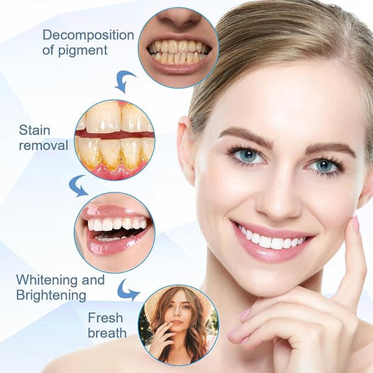 Teeth Whitening Essence Pen - 3pcs, Reduces Yellowing & Cleans Teeth Stains for Family Travel