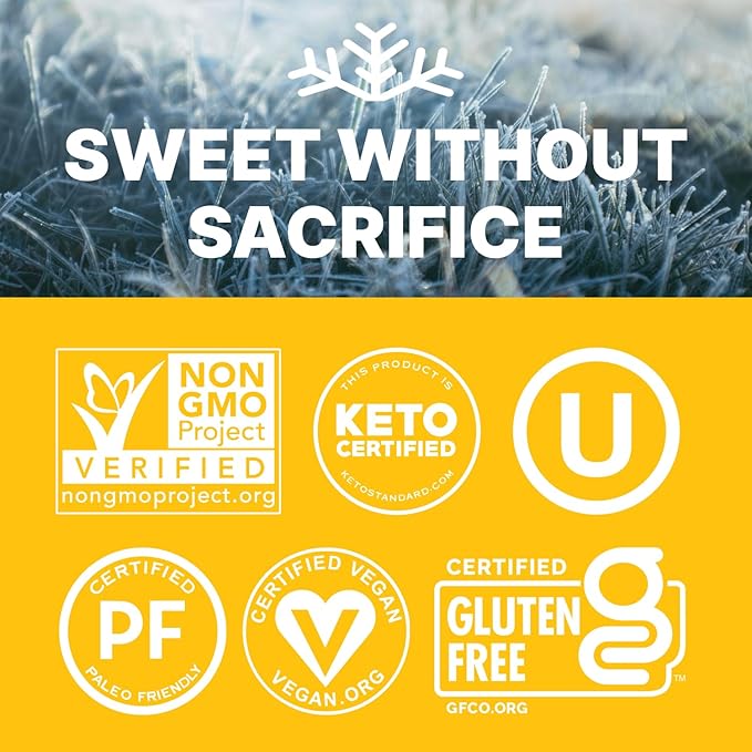 Lemon KETO Xylitol Candy Chips (3-Pack)- SNØ 1.5 oz - Sugar-Free Candy With Only 2 Ingredients | Low Carbs, Diabetic-Friendly, Non-GMO, Vegan, GF & Kosher | Purest candy in the world!