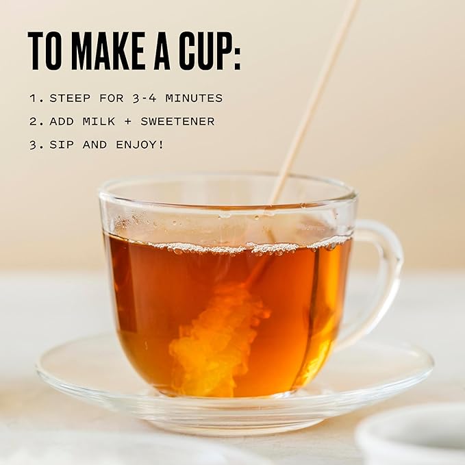 Kolkata Chai - Decaf Chai Tea Bag, 45 Count, Premium Assam Black Tea and Spices, Compostable Tea Bags, Vegan, All Natural