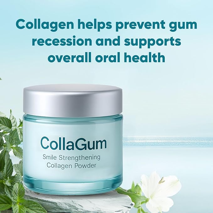 Collabrush Collagen Powder, Collagen+Hydroxyapatite Gum Toothpaste Care Powder, Smile Strengthening CollagenPowder, Protect Gum & Enamel Care