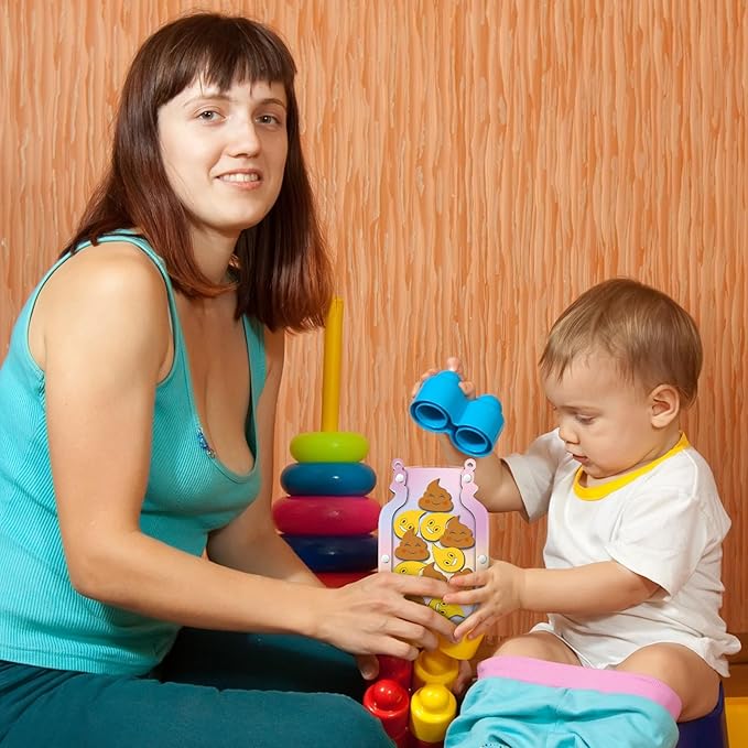 Qunclay Reward Jar for Kids Pot Training Reward Jar Classroom Incentive Good Behavior Responsibility Chart for Christmas Boys Girls Gift(Unicorn Style)