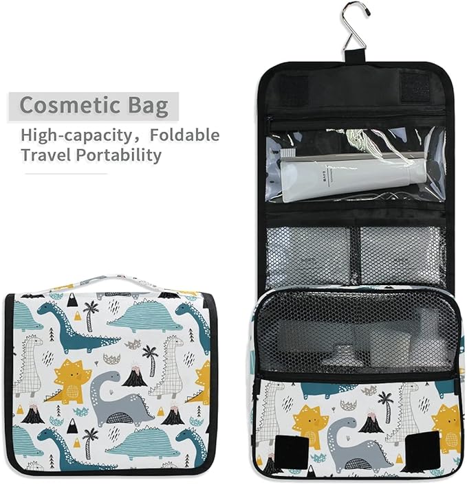 senya Hanging Travel Toiletry Bag Kit Makeup Case Cosmetics Organizer for Men Women