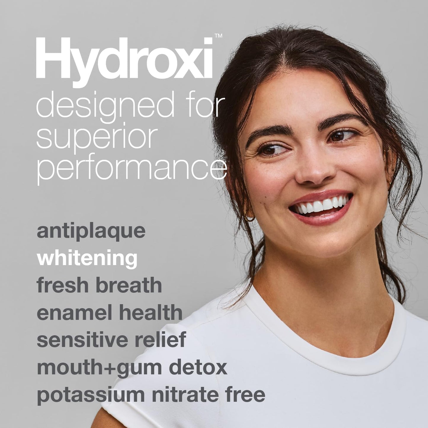 Davids Hydroxi Fluoride Free Nano Hydroxyapatite Toothpaste for Remineralizing Enamel & Sensitive Relief, Whitening, Antiplaque, SLS Free, Natural Peppermint, 4oz, Made in USA (3 Pack)
