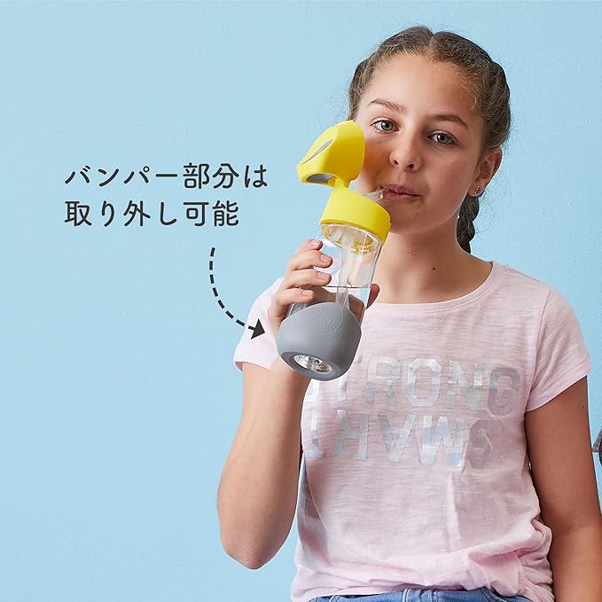 b.box 20oz Tritan Kids Water Bottle –Toddler Drink Bottle with Straw for School, Daycare, Travel w/Easy-Grip Triangular Design, Leak Proof Lid & Handle, BPA Free, Dishwasher Safe (Indigo Rose)