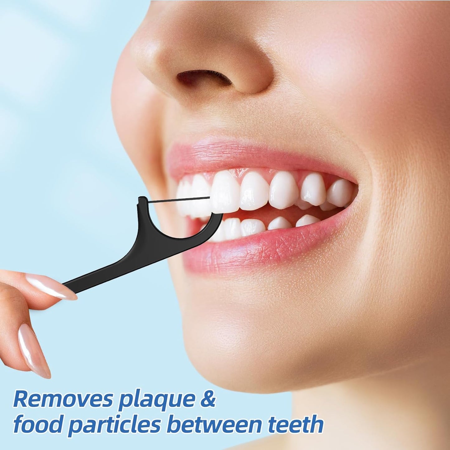 Biodegradable Dental Floss Picks - Easy Glide for Fresh Breath and Healthy Gums