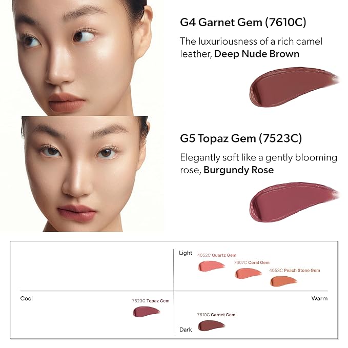 Entropy Charm Tint Blurry Line- Makeup for Soft, Blurred Finish | Lightweight, Long-Lasting Tint for Natural Look G2 Coral Gem