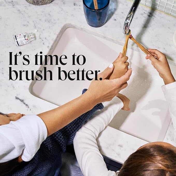 Bite Whitening Toothpaste Tablets – Nano Hydroxyapatite & Xylitol (Berry Twist) | Sensitive Teeth & Kid-Friendly | No Fluoride, Vegan, Cruelty-Free | Travel-Size | 2 Bottles (124 Bits) | Made in USA