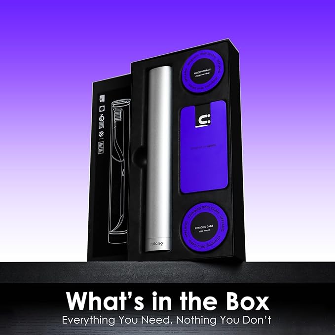 Electric Toothbrush, Portable Travel Sonic Toothbrush with Protective Case USB-C Rechargeable, Neutral Comfort Bristles, Waterproof, Smart Timer, Compact for Daily Use (Pearl White)