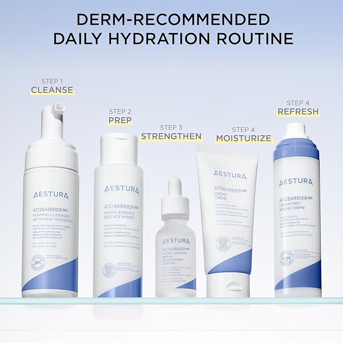 AESTURA ATOBARRIER365 Cream Mist with 10,000ppm Ceramides | Moisture Barrier Support, Ultra-Fine Moisturizing Mist, Suitable for Dry Skin, 120ML / 4.06 fl.oz.