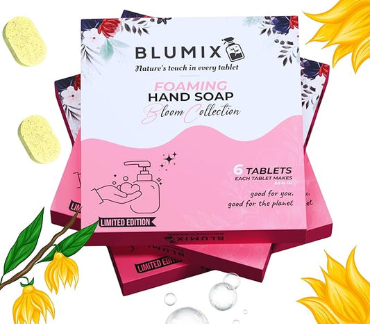 Foaming Hand Soap Tablet Refill – 6 Pack | Ylang Ylang Scent | Eco-Friendly, Non-Toxic, Plastic-Free, Zero Waste, Just-Add-Water | Safe for Kids, Home & Travel (Ylang Ylang)