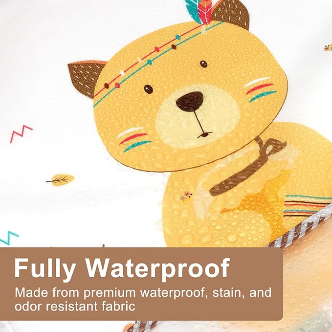 Accmor Long Sleeve Baby Bibs, Waterproof Sleeved Bibs Smock for Toddler Baby Girls Boys Eating Feeding