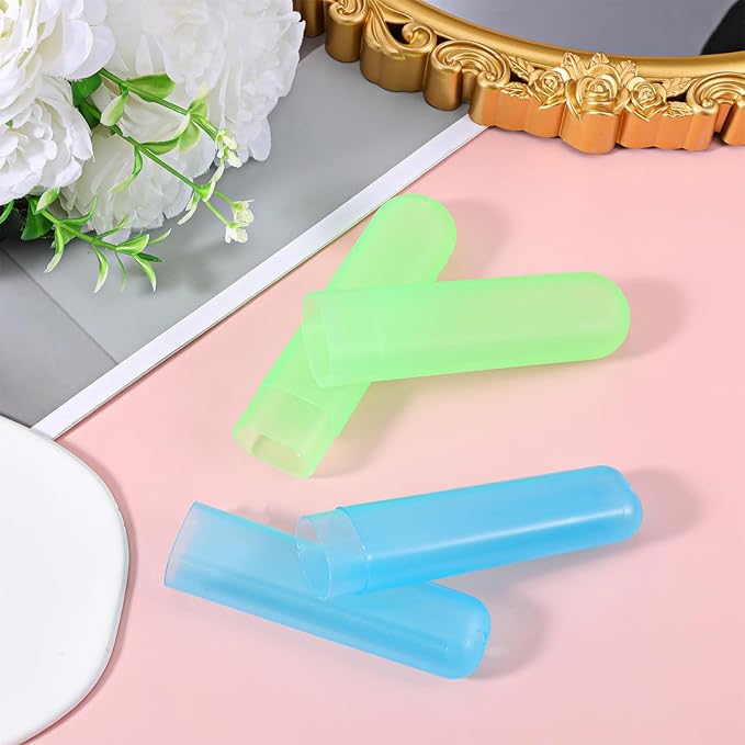 8 PCS Plastic Toothbrush Case Travel Toothbrush Holder Portable Toothbrushes Travel Case Dustproofs Toothbrushes Container Tooth Brush Cases Colored Tooth Brush Holder for Travels Camping Home,2 Size