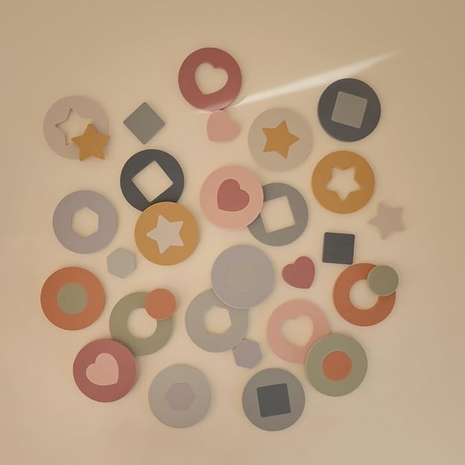 mushie Foam Bath Puzzle | 10 Pieces for Ages 3 Years+ | Floating Foam for Kids and Toddlers