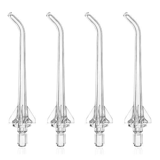 Replacement Tips for COSLUS Water Flosser, Water Flosser Replacement Tips Oral Irrigator Jet Tip Only Compatible COSLUS C20 (F5020E), E40 (WFP14), C31 (F5023), C50, and C51 Water Flosser（Clear)