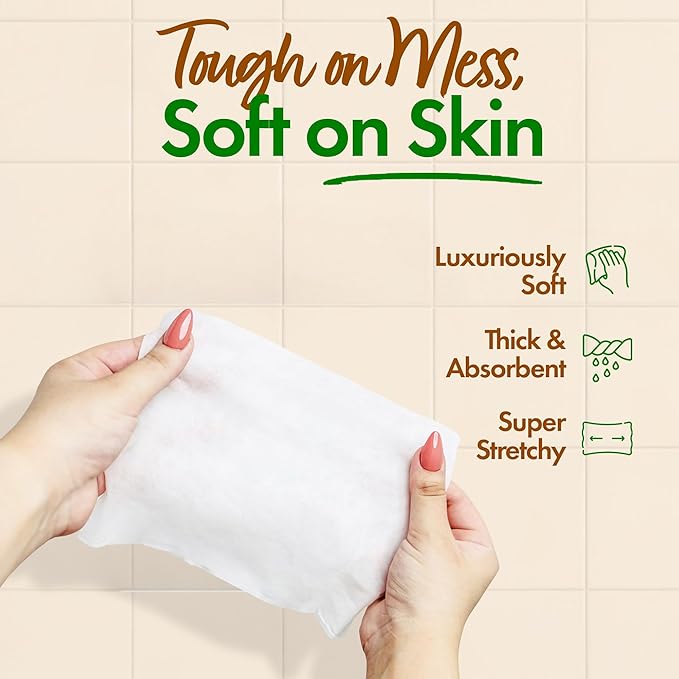 Weemium Bamboo Wipes – Pack of 4 (240 XL Flushable Wipes) – Organic, Tree-Free, FSC Certified & Septic Safe – 99% Water, Unscented & Sensitive Skin Safe – Biodegradable, Compostable & Eco Friendly