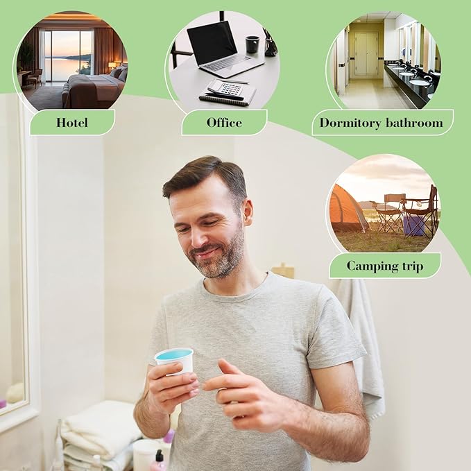 200 Pack Bathroom Cups, White Mouthwash Cups, Disposable Mini Espresso Paper Cups for Bathroom,Travel, Picnic (White, 4, ounces)