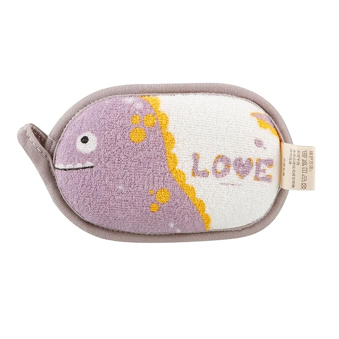 PandaEar Baby Bath Rinse Cup, Silicone Baby Shampoo Rinser with 2 Toddler Bath Sponge & 2 Bath Brush for Infants, Toddler Body Washing, Blue