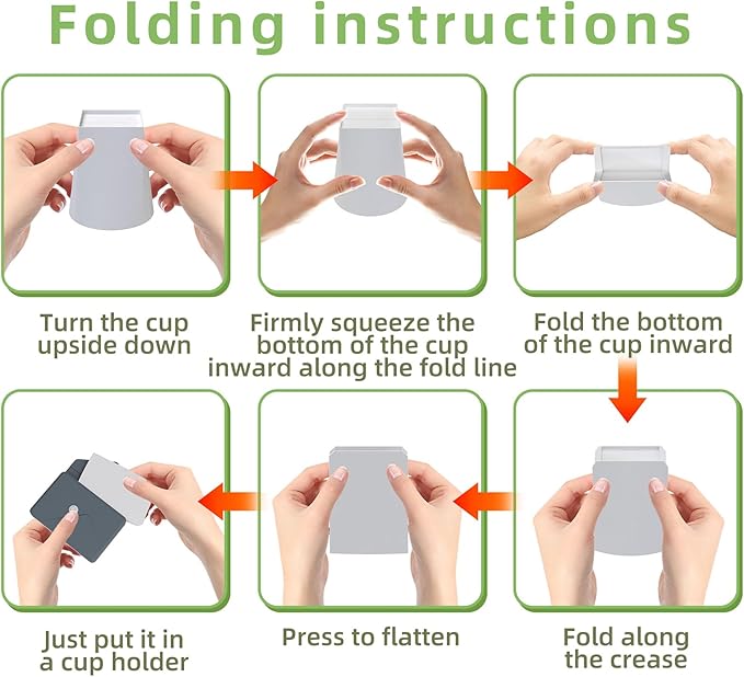 Collapsible Silicone Folding Cup for Camping & Travel – Portable, Leak-Proof, Compact Drinking Cup for Coffee, Water, Hiking – Lightweight & Space-Saving Design