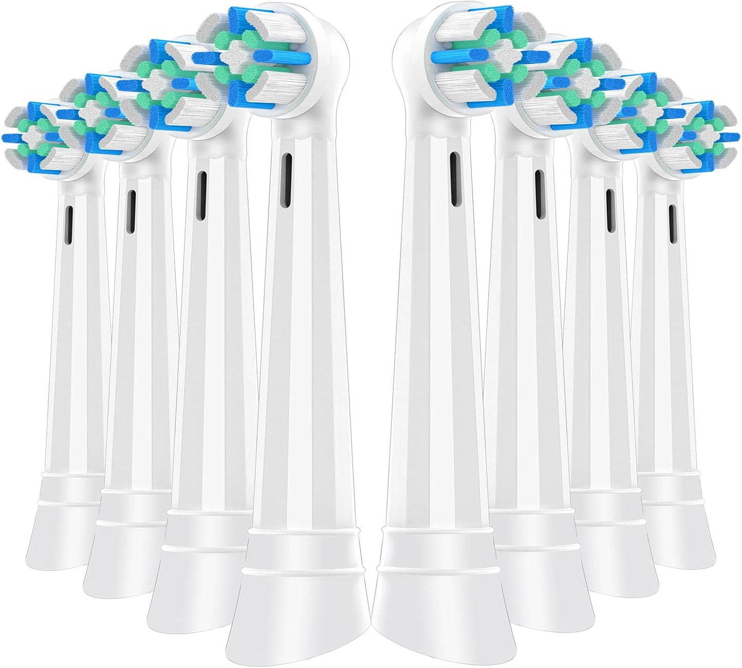 Toothbrush Replacement Heads for IO 2/3/4/5/6/7/8/9/10 Series Electric Toothbrush,Replacement Brush Heads Compatible with Oral B,8 Count