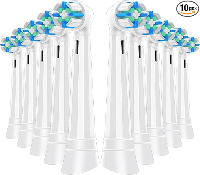 Replacement Heads for IO Replacement Heads,Brush Heads Compatible with Oral B iO 3/4/5/6/7/8/9/10 Series Electric Toothbrush,10 Count IO Refills Head