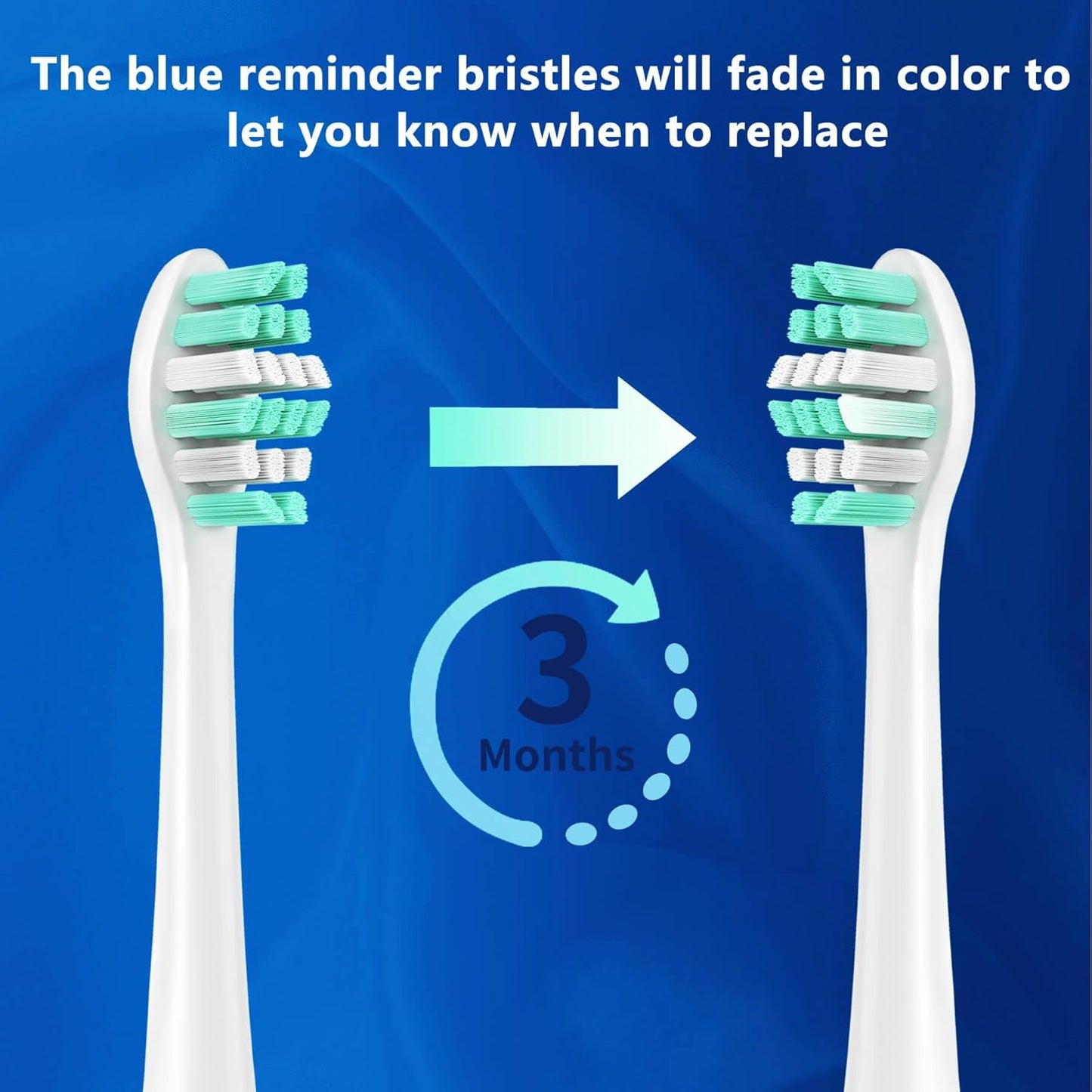 Replacement Toothbrush Heads for Philips Sonicare C2 Replacement Heads 10 Pack Vivena