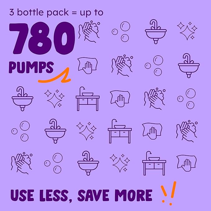 Originally Yellow Plant-Based Hand Soap All Natural Infused with Organic Lavender | Gentle Natural Hand Soap | Pet & Baby-Safe Soap, 16 Fl Oz (3-Pack)