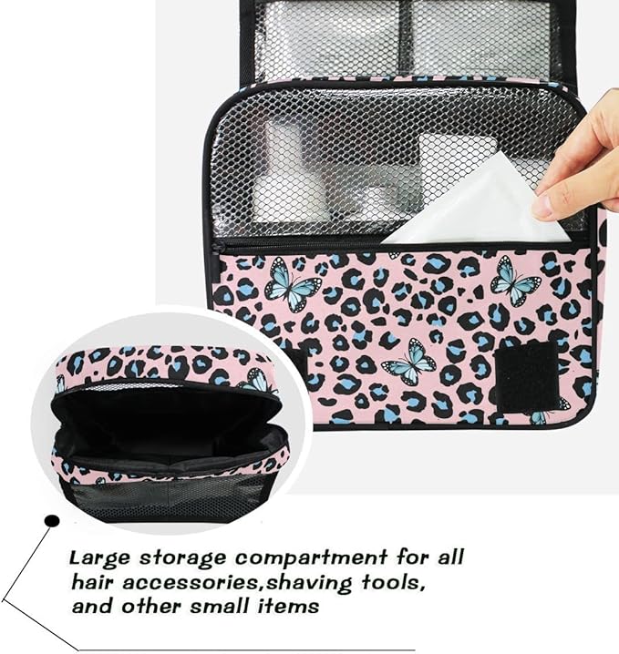 senya Hanging Travel Toiletry Bag Kit Makeup Case Cosmetics Organizer for Men Women