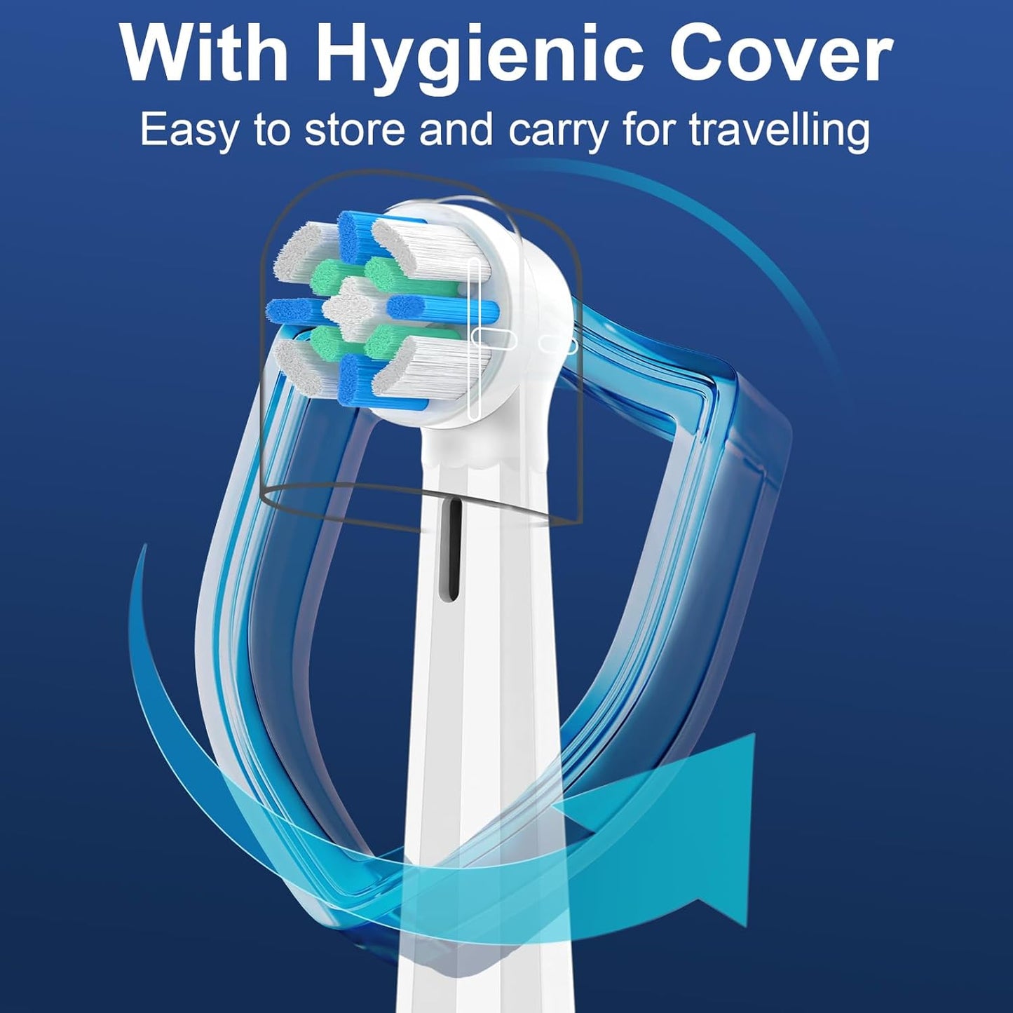 8 Pack Black White IO Replacement Heads Compatible with Oral b iO 2/3/4/5/6/7/8/9/10 Series Electric Toothbrush