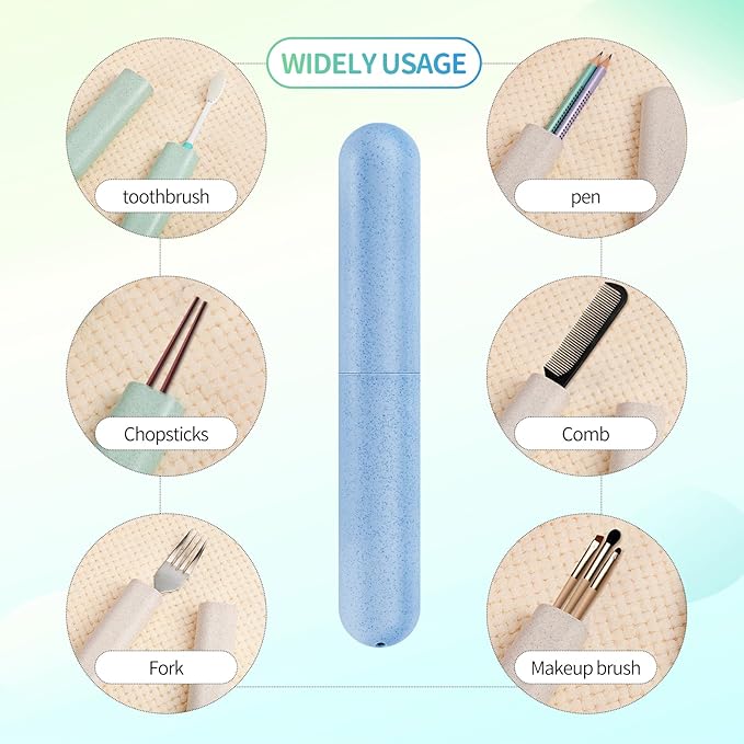 28 Pack Travel Toothbrush Holder,Travel Toothbrush Case,Portable Breathable Toothbrush Container,Dust-Proof Plastic Toothbrush Holders for Travel Camping Trips School Home(4 Colors)