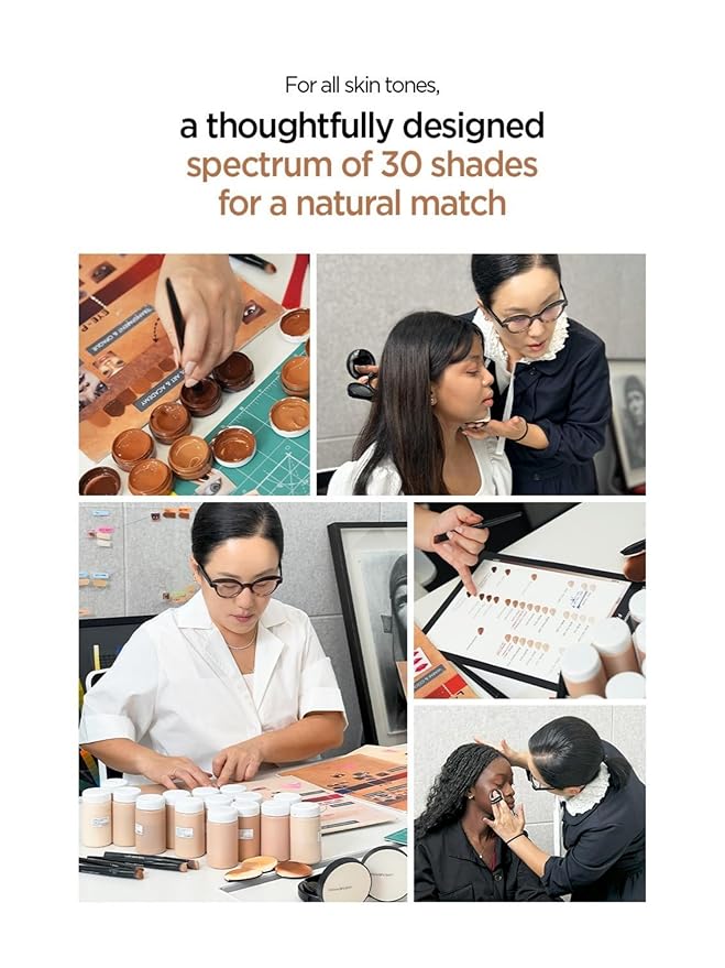 JUNG SAEM MOOL Essential Skin Nuder Cushion 13N Fair 0.49 Fl Oz, No Refill, Natural Radiant Finish Cushion Foundation with Buildable Coverage, Lightweight Texture, Korean Foundation Makeup